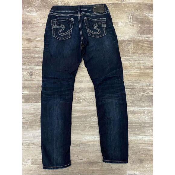 Silver Tuesday Mid Skinny Jeans Ankle Crop Women’s Size W29/L29 - Picture 5 of 7